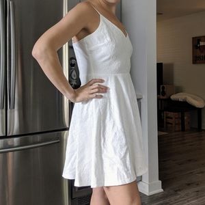 Lulu's Way With Words Lace Skater Dress Size M